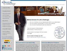Tablet Screenshot of biblicalcounselinginsights.com